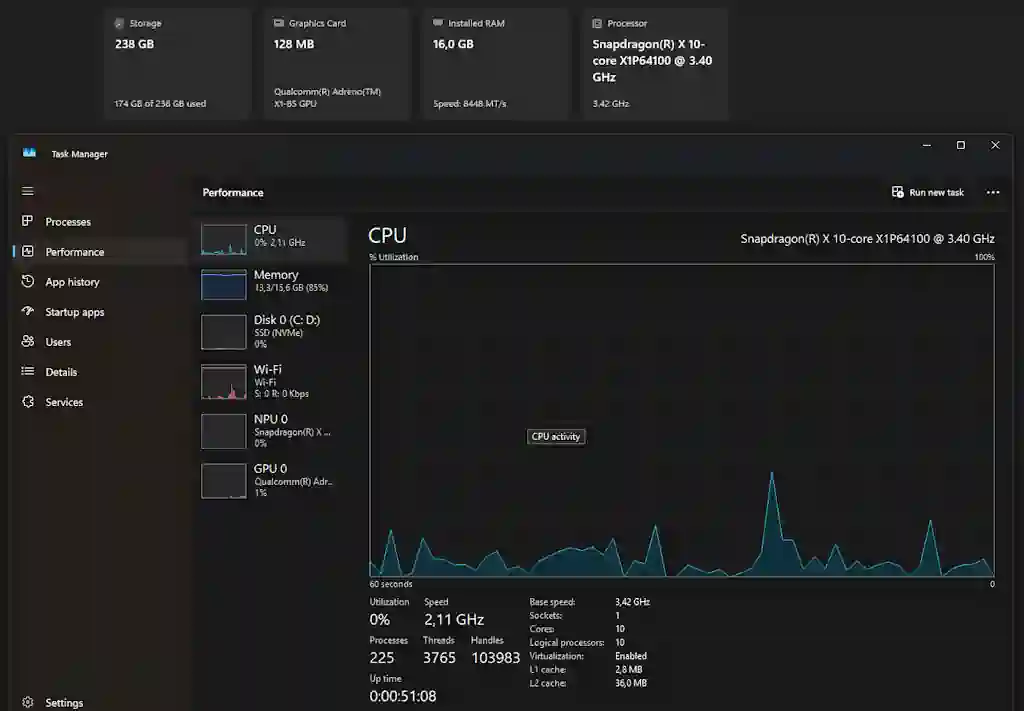 Windows 11 ARM čip